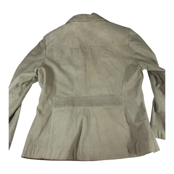 Vintage Wilsons Leather Experts Button Front Soft Leather Women's Jacket Large - Picture 5 of 9